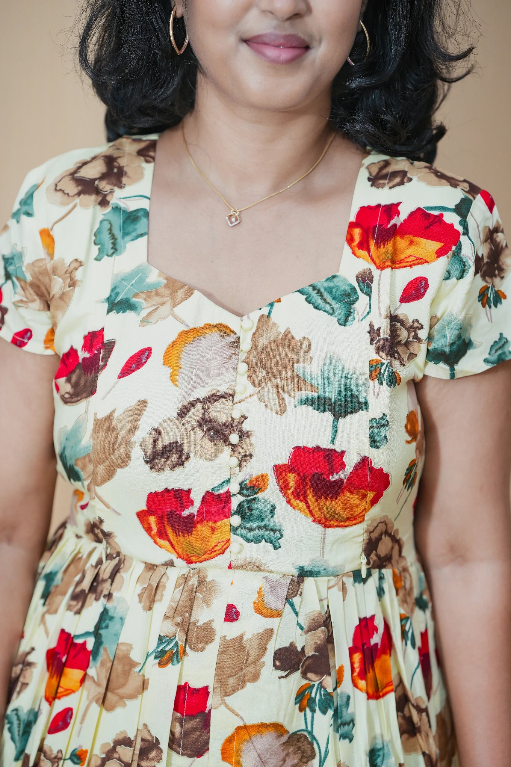 Blossom & Bloom Rayon Maternity Maxi Dress