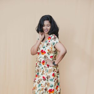 Rayon Floral Printed Maxi